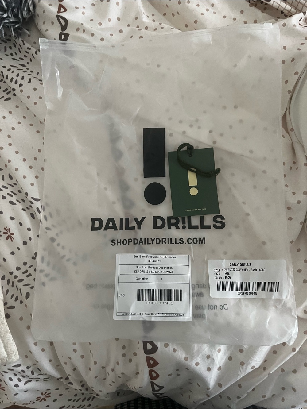 Daily Drills Sun Bum collab